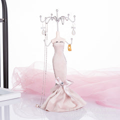 High-quality resin jewelry holder from side view