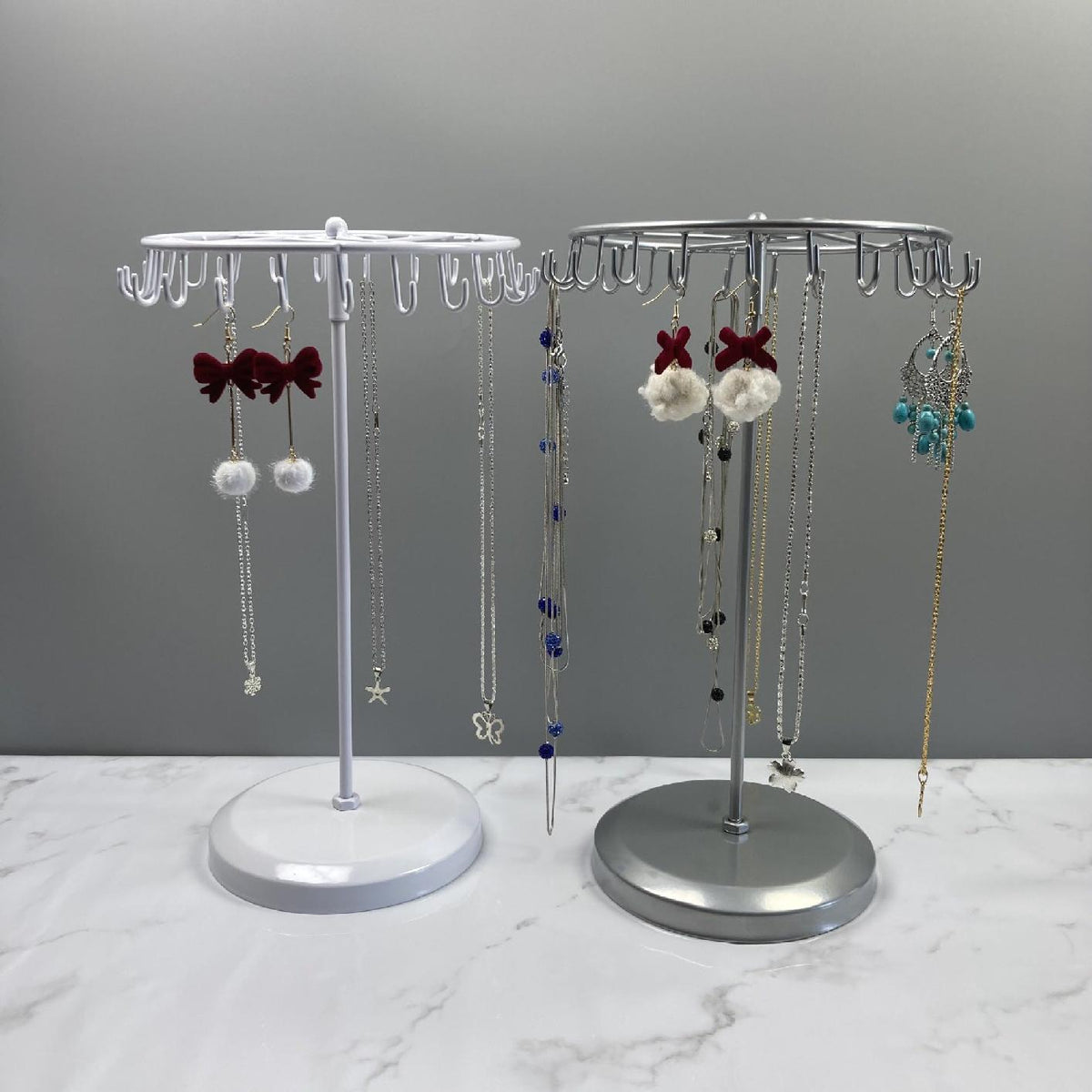 Overview of Easy Assembly Metal Jewelry Rack
