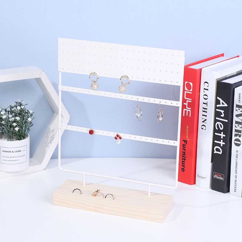Compact Multi-Tier Earring Stand for Home - Image 5