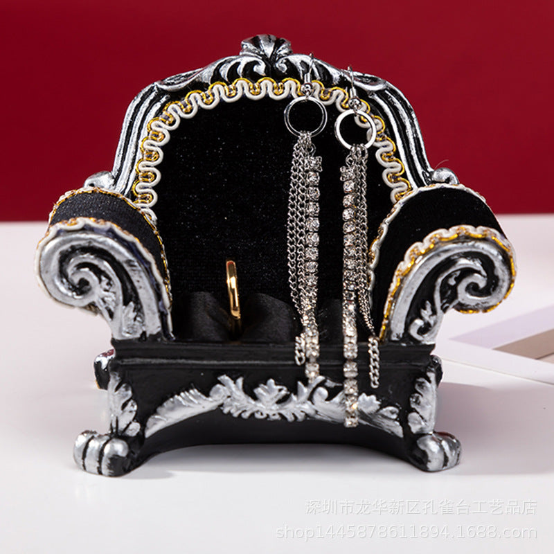 Vintage style resin jewellery organiser dimensions