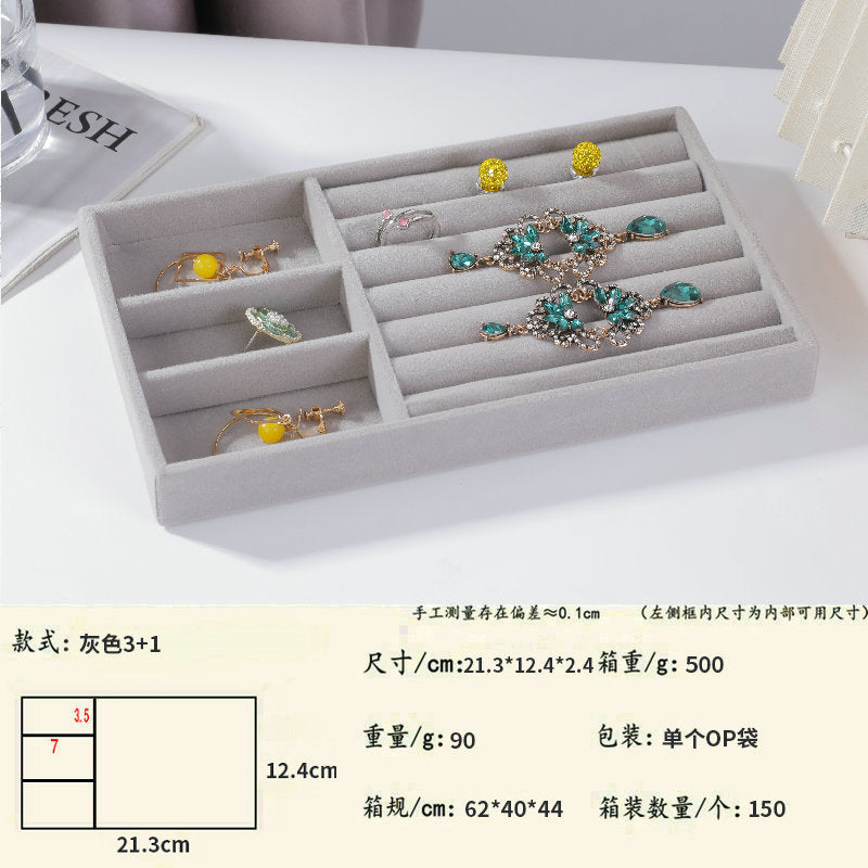 Versatile jewelry tray showcasing rings and watches