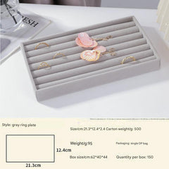 Minimalist design jewelry tray with compartments