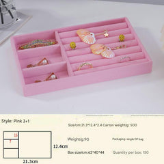Pink minimalist jewelry organizer for modern homes