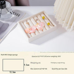 Pink minimalist jewelry organizer for modern homes