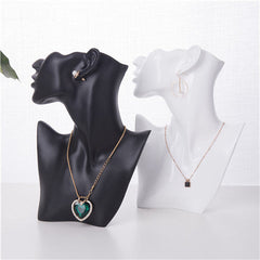 Elegant Resin Mannequin Jewelry Stand front view