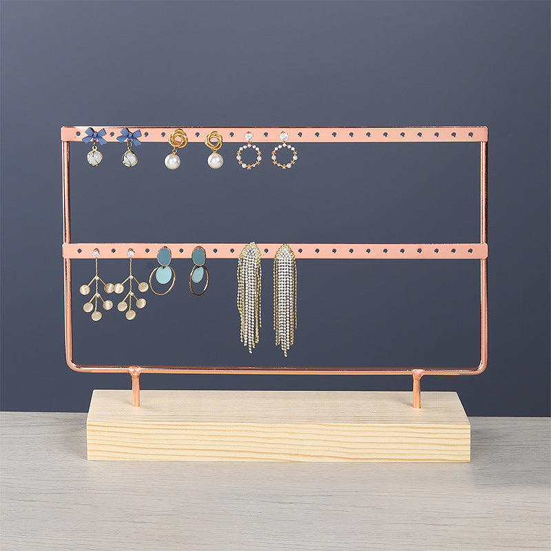 Close-up of Multi-Tier Earring Organiser