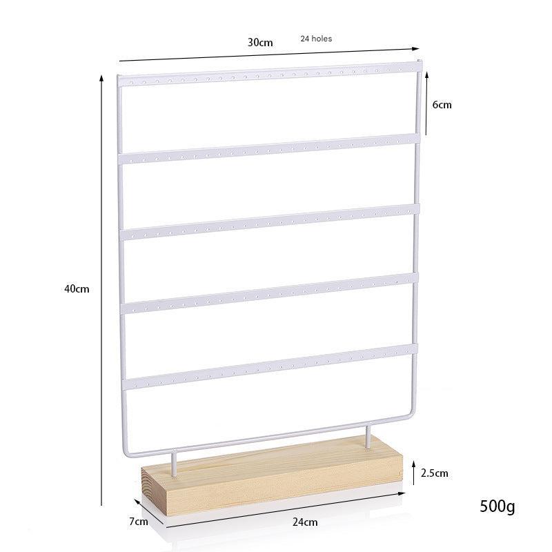 Detailed View of Earring Holder Material