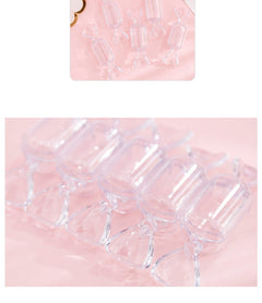 Mini Transparent Candy-Shaped Storage Box for Rings
