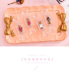 Close-Up of Candy-Shaped Mini Storage Box