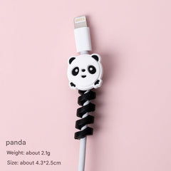 Cute cat design silicone cord protector
