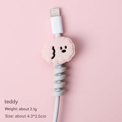 Frog shaped cable wrap for organisation