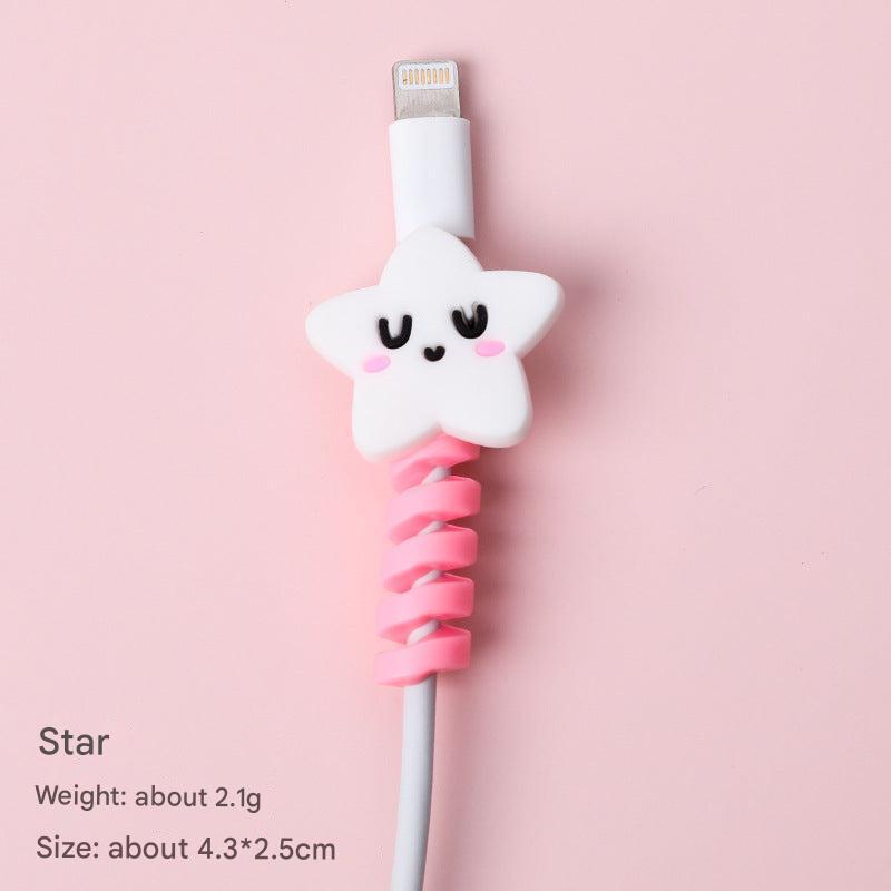 Dinosaur themed cable management accessory