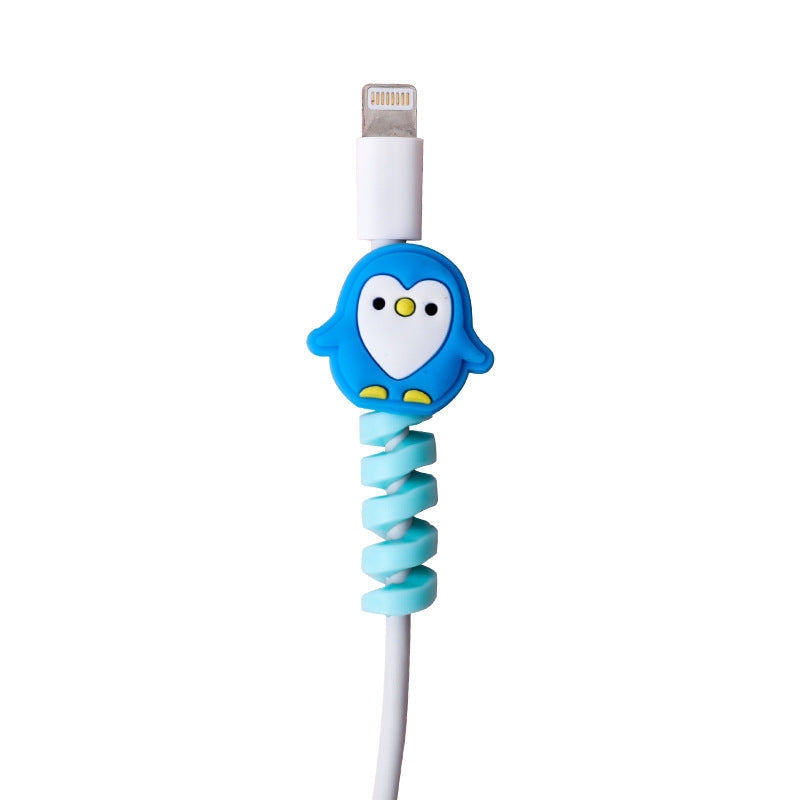 Bear shape silicone cable holder