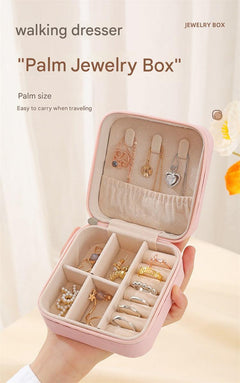 Back of Compact Multi-Functional Jewelry Box