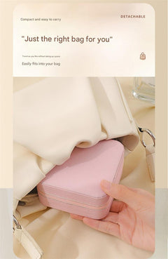 Travel-ready Jewelry Organizer with secure compartments