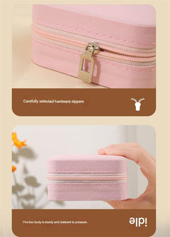 Interior of Compact Jewelry Organizer with compartments