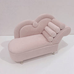 Gift set featuring miniature velvet sofa and armchair