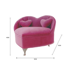 Luxurious Pink Velvet Jewelry Holder