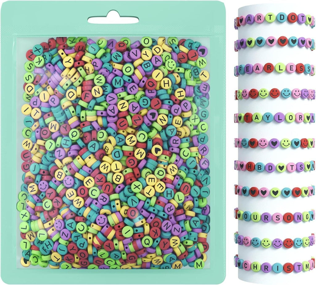 Collection of different bead colours available