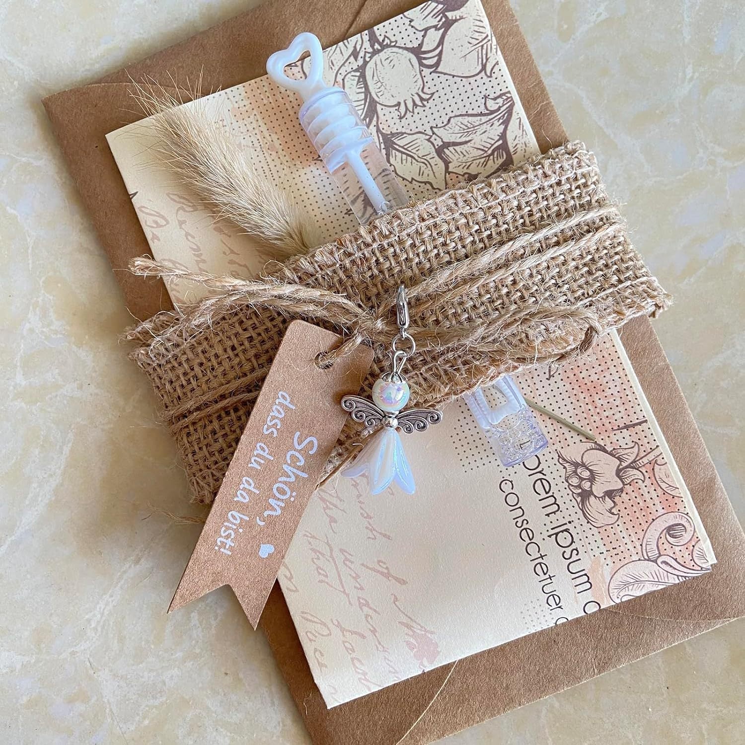 Components for personalised guardian angel crafts