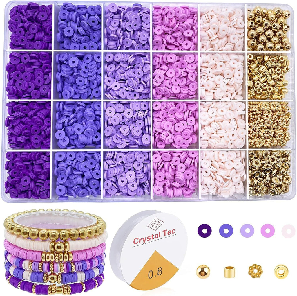 Clay Bead Jewelry Kit for Kids - Crafting Beads