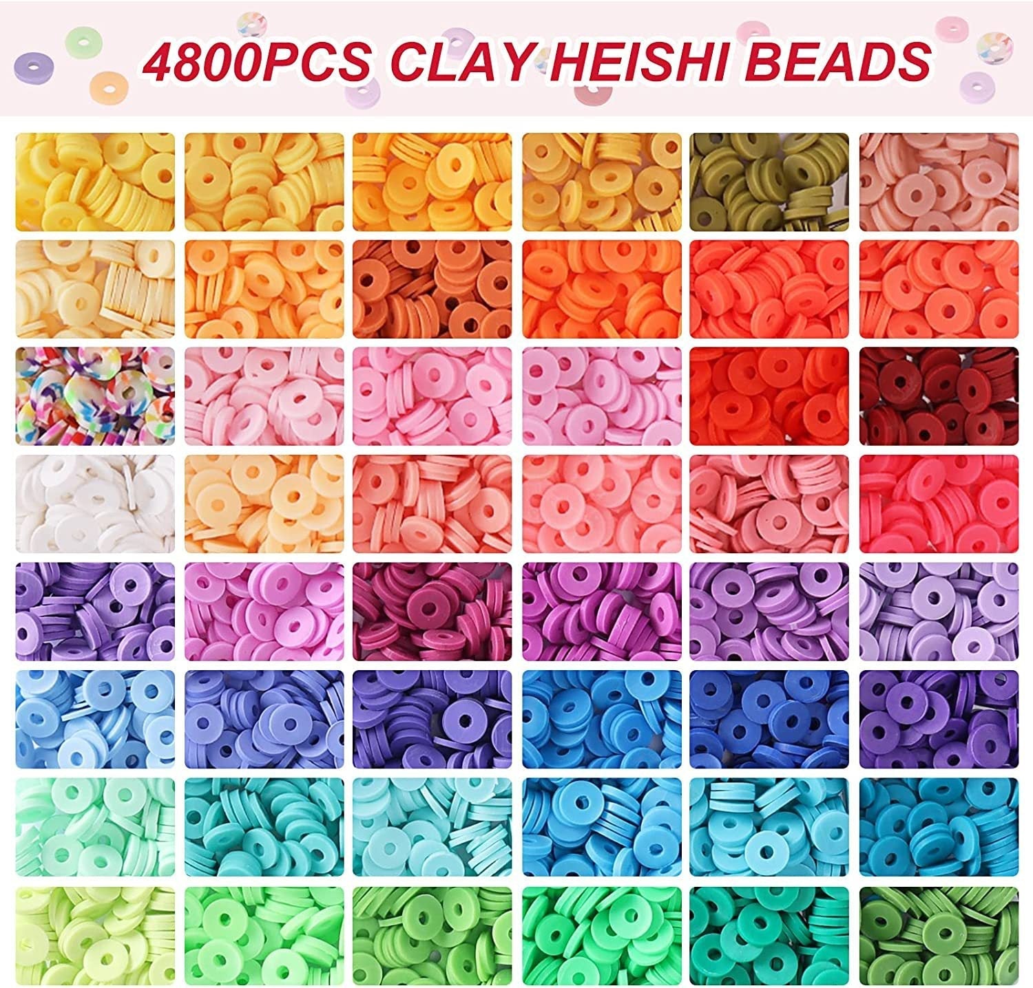 bead assortment displayed in storage case