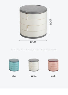 Image of a rotating multi-tier jewellery box