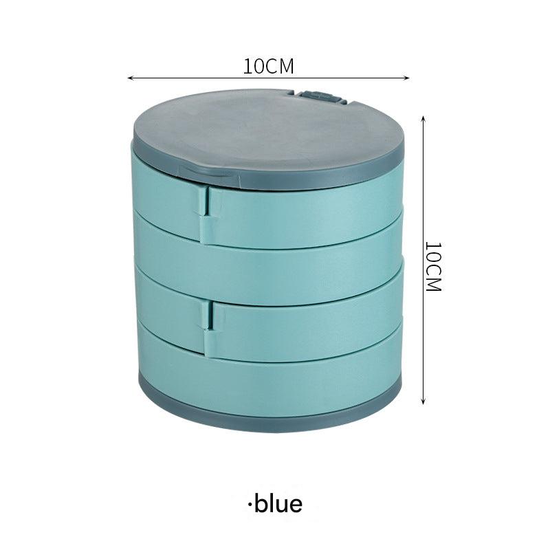 Jewellery box with open tiers for easy access