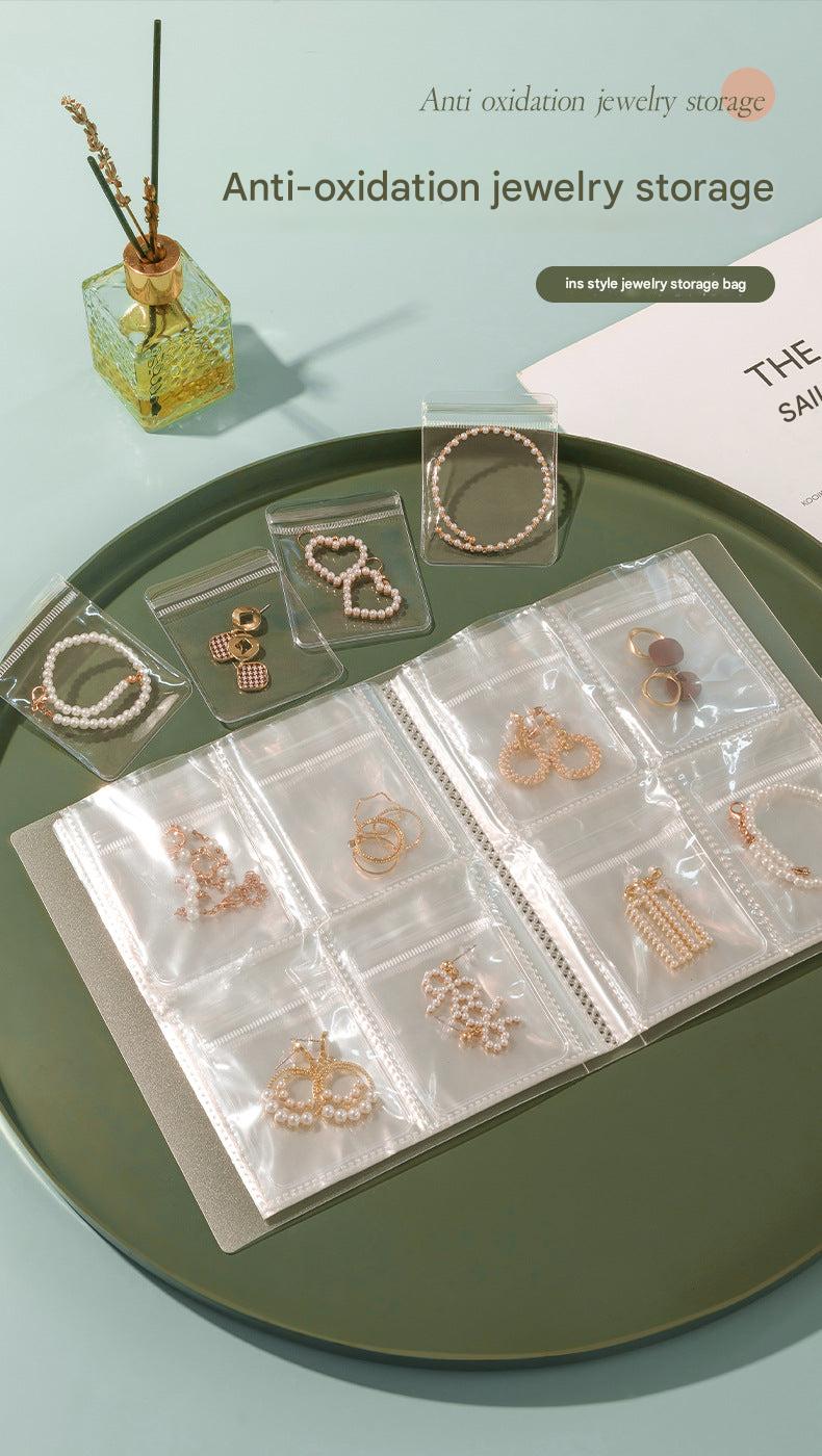 Dust-free storage solution for earrings and necklaces