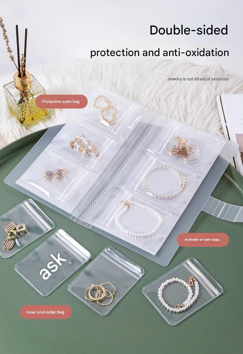 Elegant jewellery organisation solution on a table