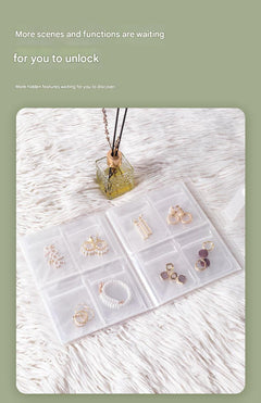 Compact jewellery case for travel and home storage