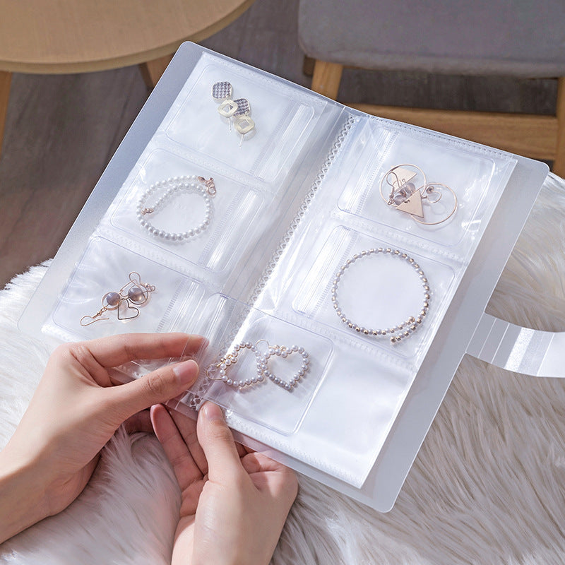 Dust-free storage solution for earrings and necklaces