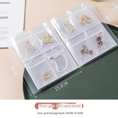 Portable jewellery case in use for travel