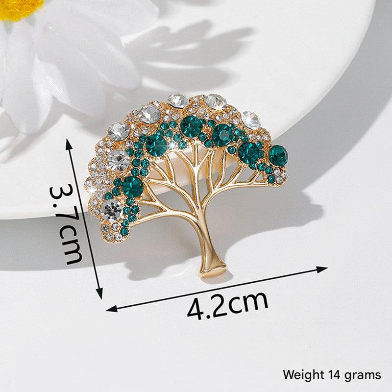 Durable zinc alloy brooch illustration