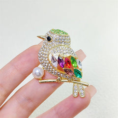 Elegant Alloy Brooch with vibrant colours