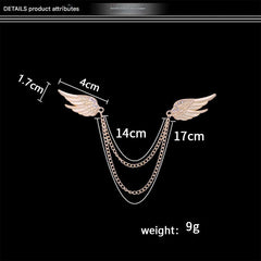 Elegant Brooch on a Shirt Collar Image 2