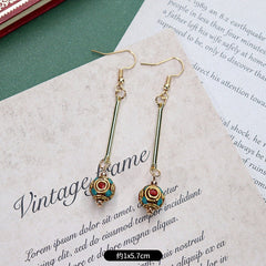 Lightweight women's earrings on display
