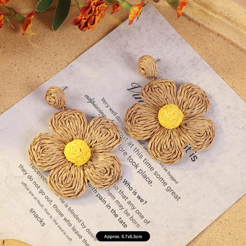 Geometric patterned earrings for stylish women