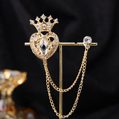 Complete packaging of necklace and brooch set