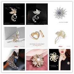 High-quality floral design brooch 5