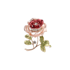 Blue floral brooch showcasing intricate design