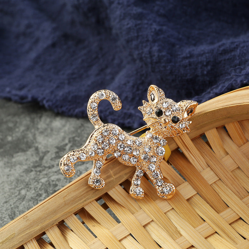 Collection of animal design brooch pins