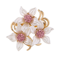 Close-up of stylish brooch pin
