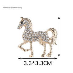Fashionable brooch enhancing t-shirt look
