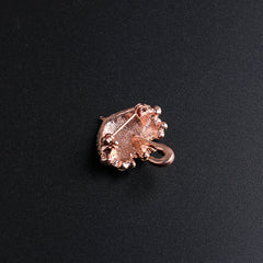 Close-up of Rhinestone details on the brooch