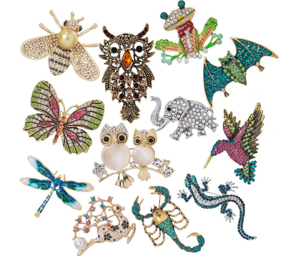 Stylish butterfly brooch design