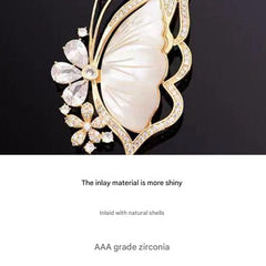 Stylish elegance in a butterfly brooch - Image 9