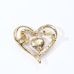 stylish women's fashion brooch displayed