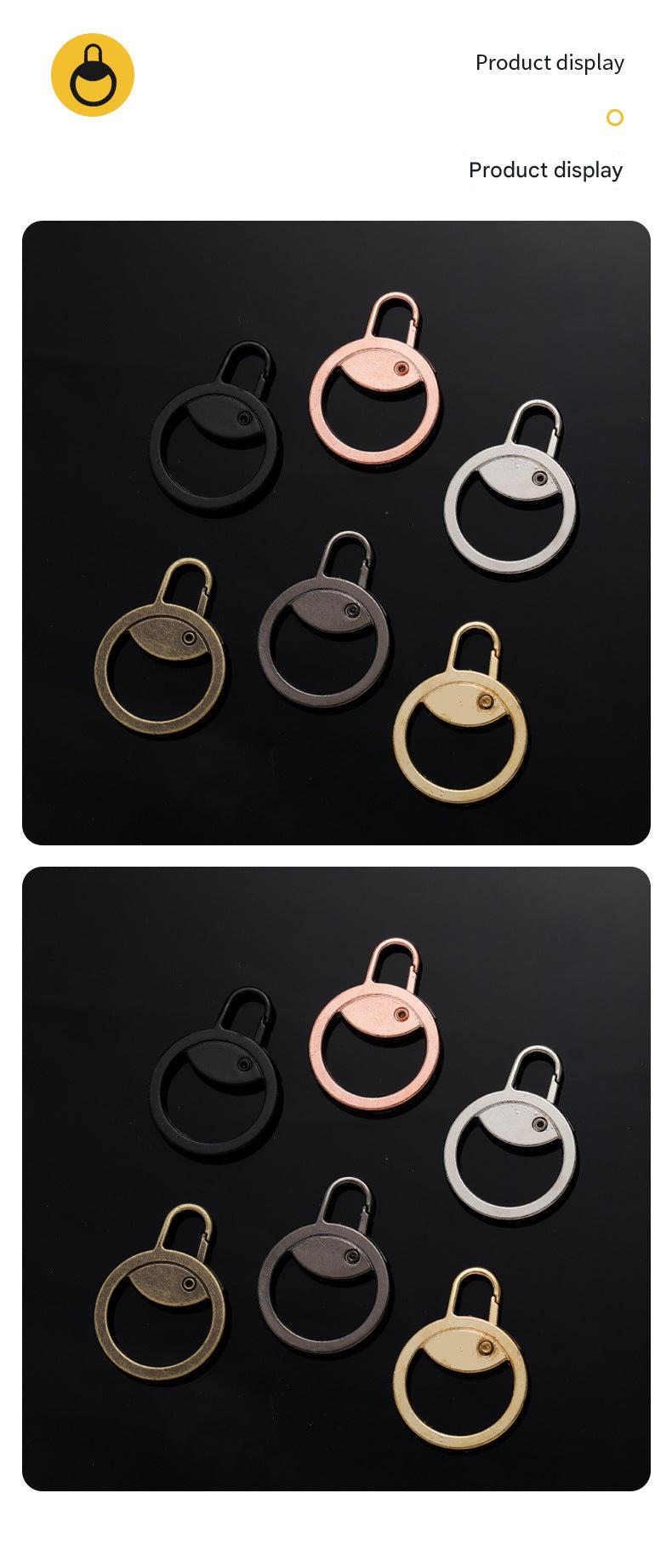 detachable zipper pull for bags image