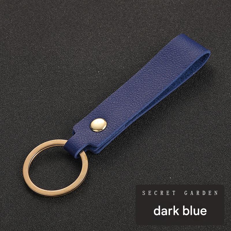 Functional PU leather keyring in practical use